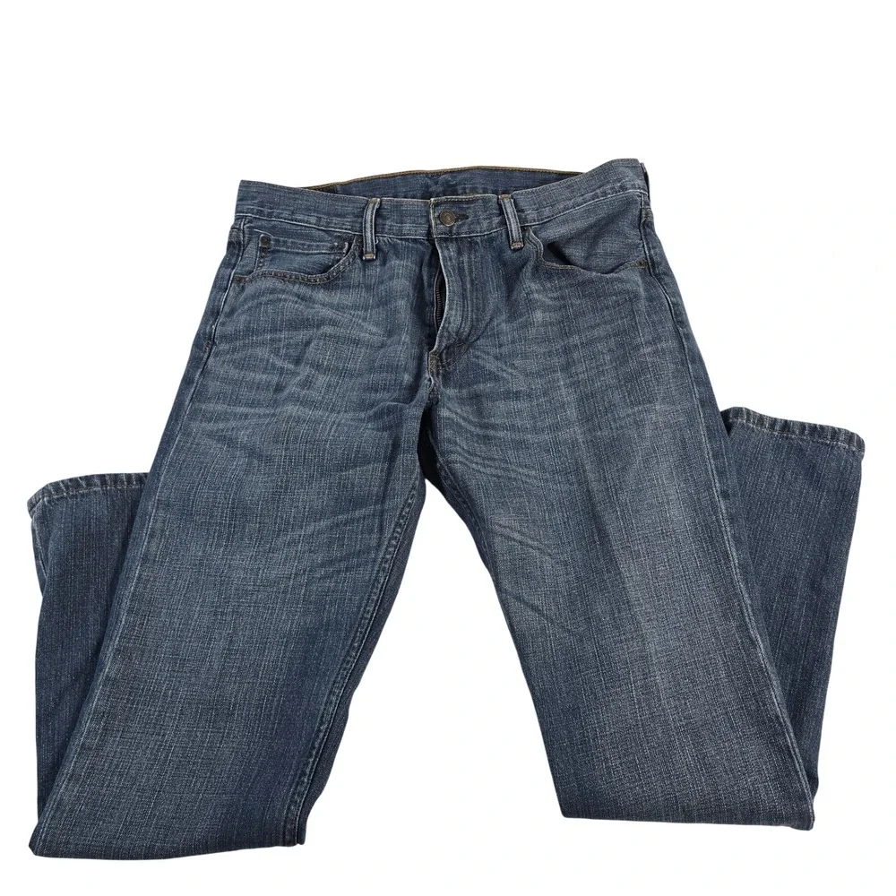 Levi Strauss & Co 527 Mens Bootcut Jeans Dark‎ Wash Size 34x30